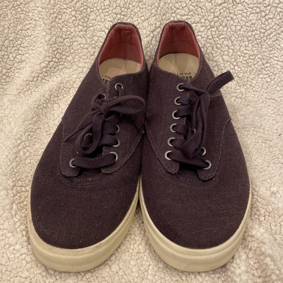 SeaVees Hermosa Plimsoll Slate Navy Linen - Picture 3 of 7